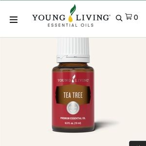 YOUNG🌱LIVING Tea Tree Essential Oil.  New and never opened 15ml bottle.